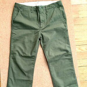 Boys Size 10 Husky Fit, Green Pants, Gap Kids